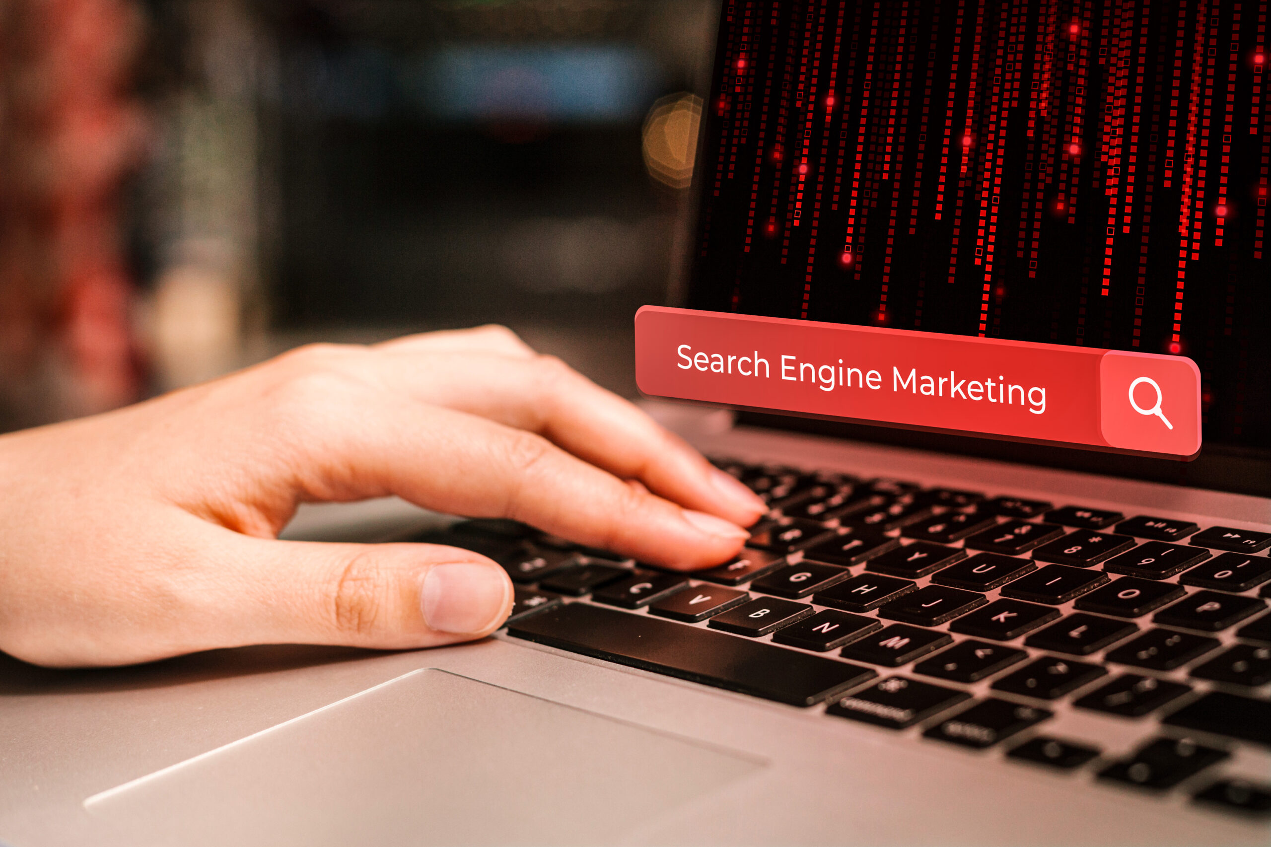 search engine marketing concept