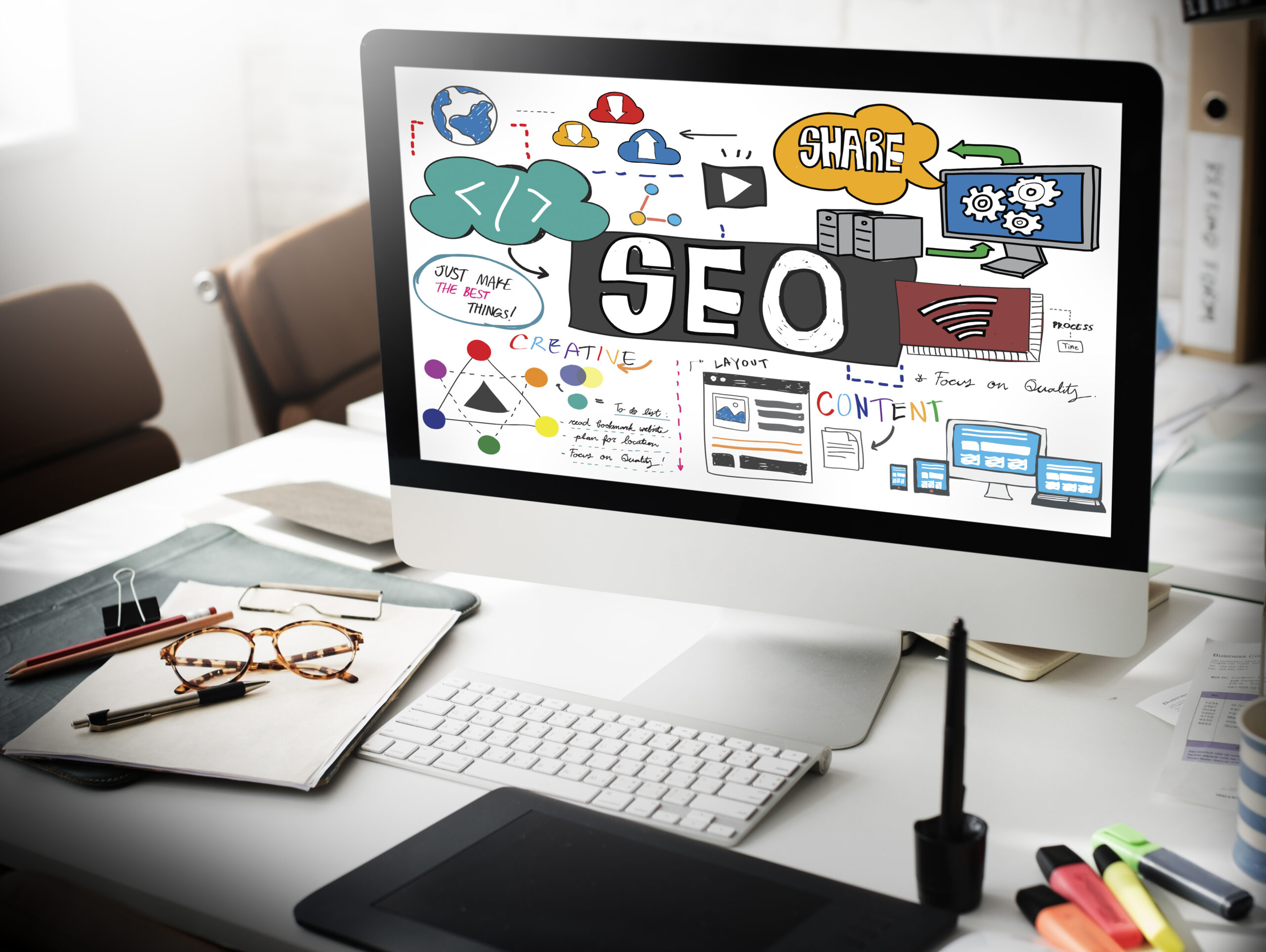 seo search engine optimization internet digital concept